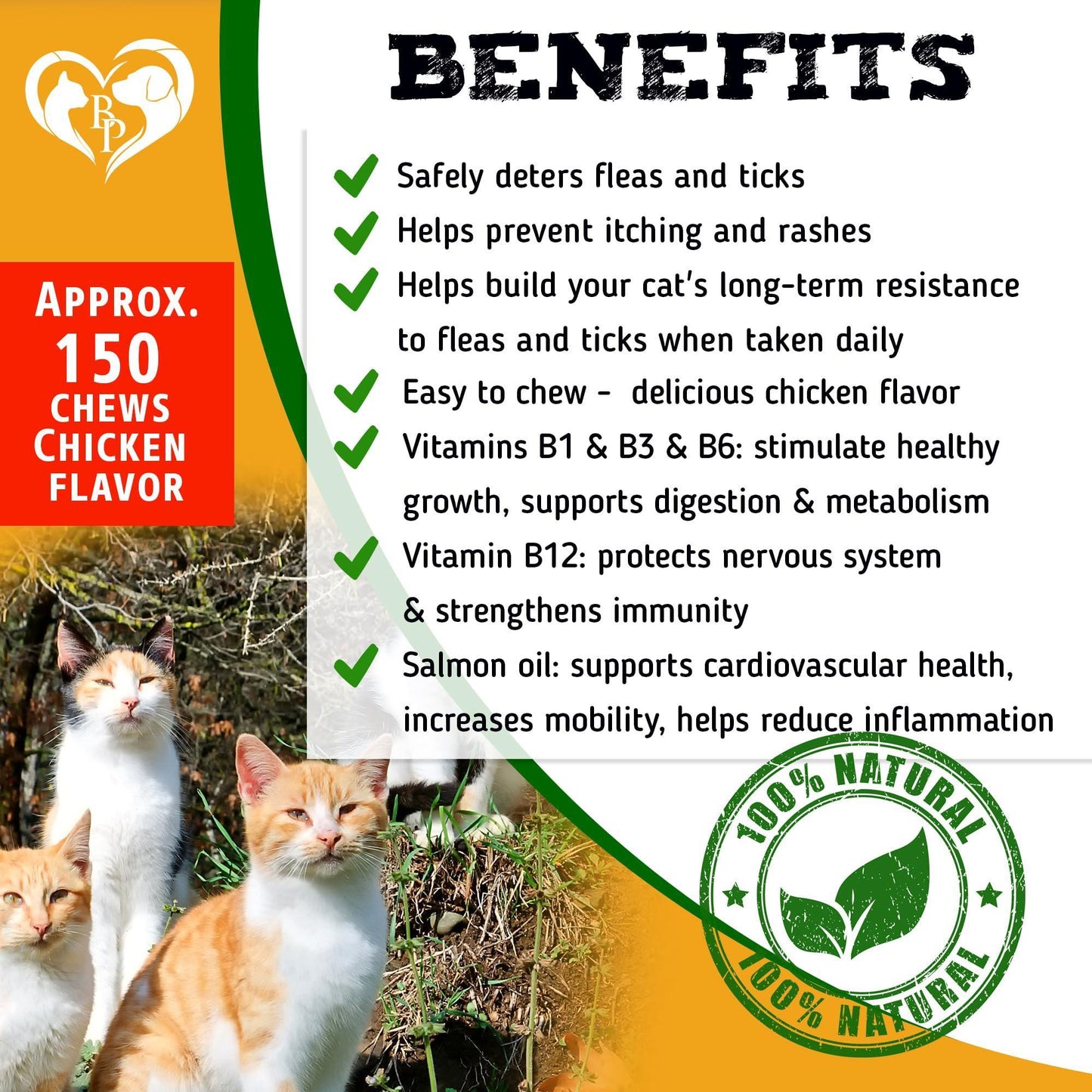 Revolution Flea & Tick Prevention Chewable Pills for Dogs & Cats – Natural Oral Pest Control, Chicken Flavor Tablets