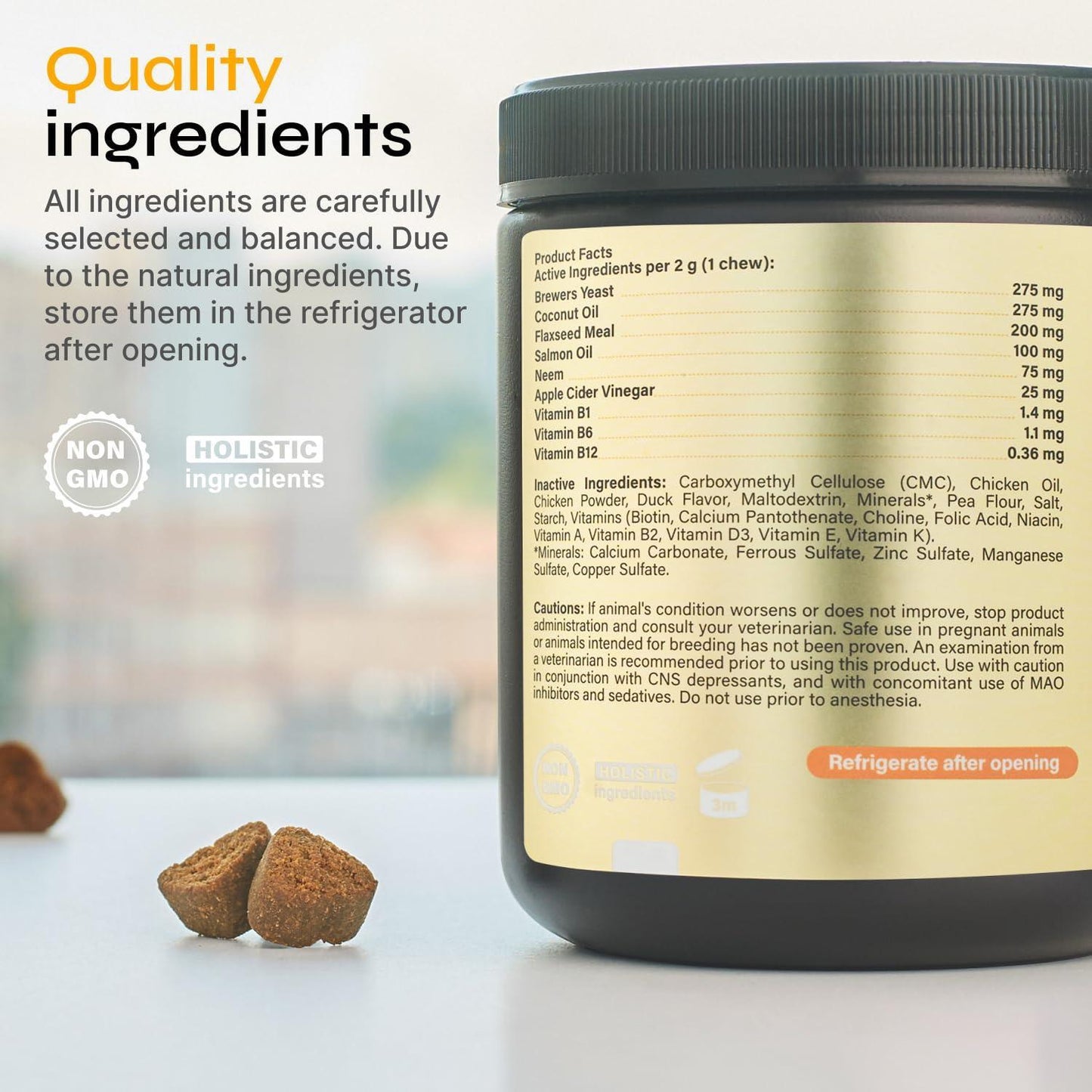 Flea and Tick Prevention for Dogs Flea Treatment Chews Immune Support Flea and Tick Chewables for Dogs Flea Tick Control Supplement All Breeds Ages Vet Formulated Soft Treats