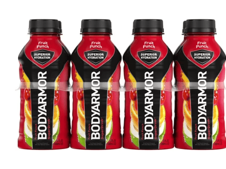 BODYARMOR Fruit Punch Electrolyte Sports Drink, 12 fl oz, 8 Pack Bottles