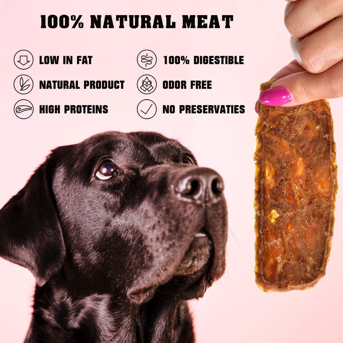 Chicken Jerky Dog Treats – 1.5 lb | Grain-Free, Organic, Human Grade | All-Natural High Protein Chews for Small & Large Dogs