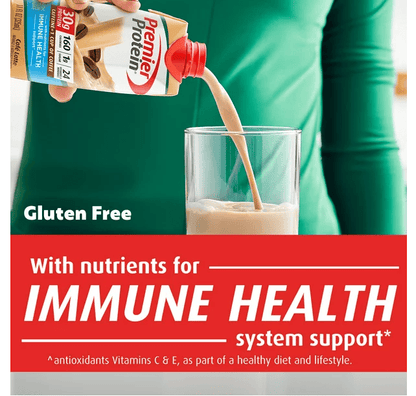 Premier Protein Shake; Café Latte; 30g Protein; 11 fl oz; 4 Ct