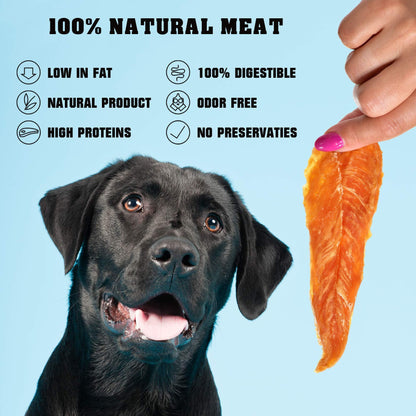 Chicken Jerky Dog Treats – 1.5 lb Grain-Free, Organic, High-Protein Chews