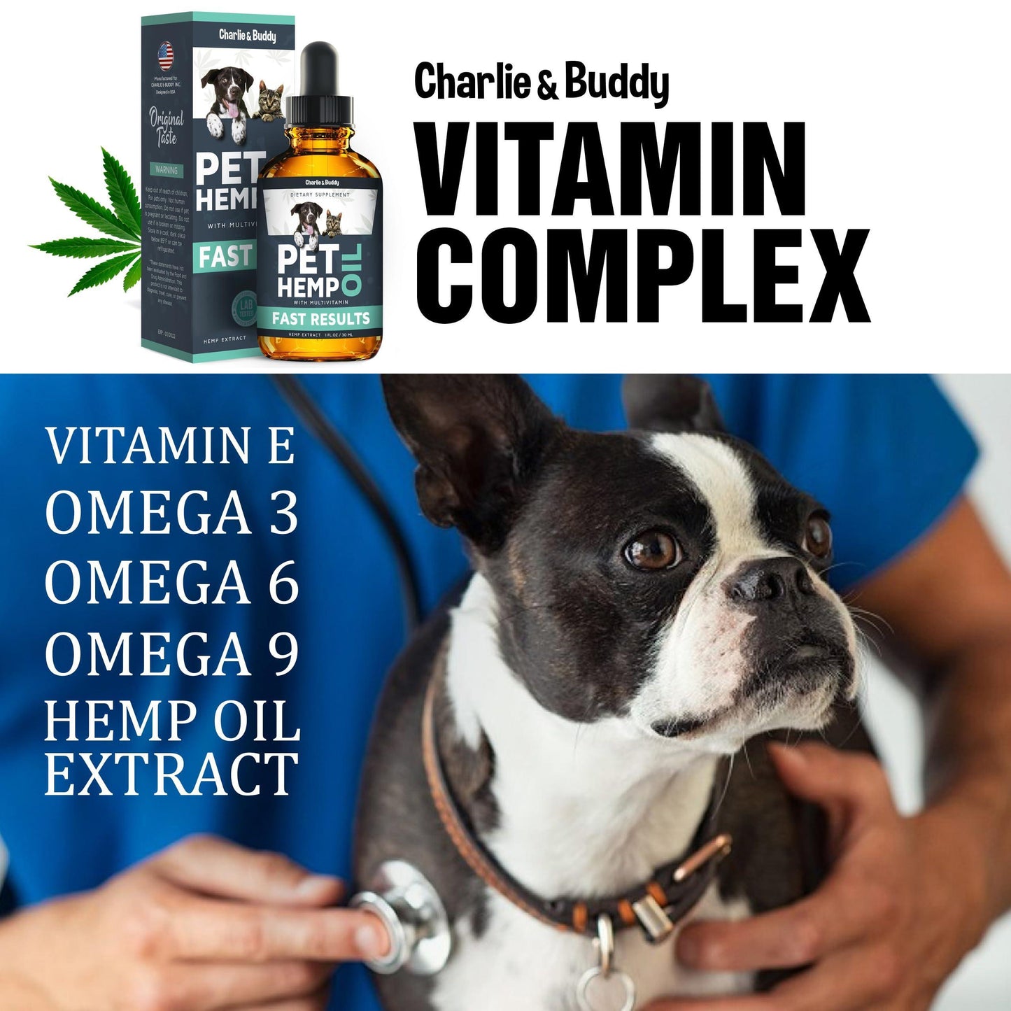 Calming Hemp Oil for Dogs & Cats – Anxiety, Pain, Arthritis, Seizure & Joint Relief – Natural Pet Supplement